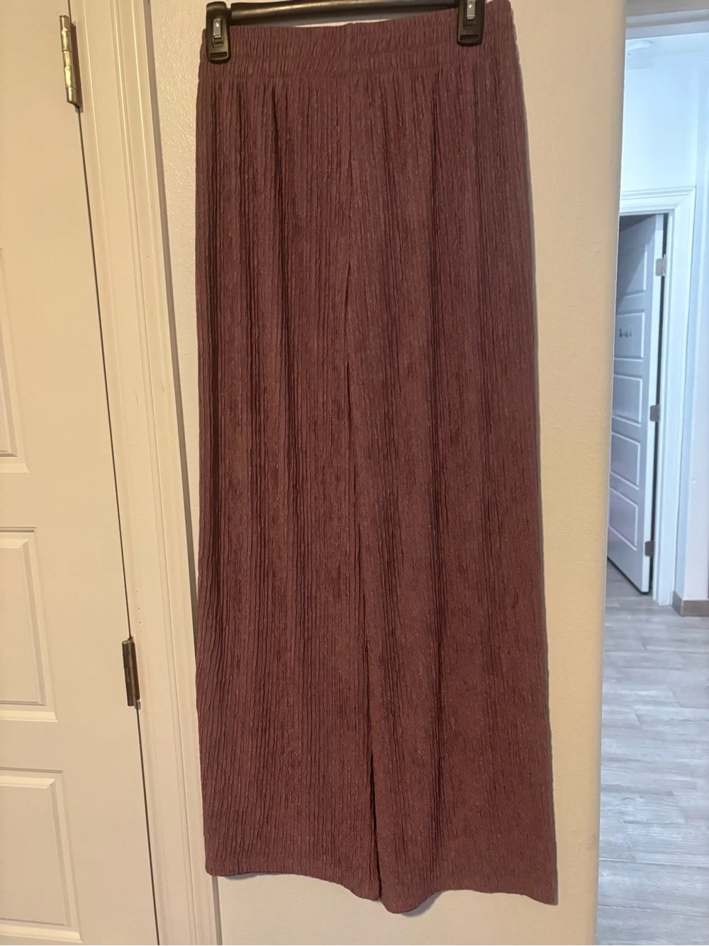 Women’s Mauve crinkled 3 piece Set